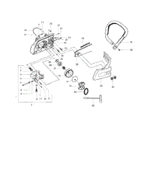 Chain  /  Bar  /  Clutch  /  Shaft parts for Poulan Chainsaw 330 TYPE 1-2 from AppliancePartsPros.com