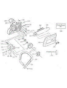 Handle  /  Chain And Guide Bar parts for Poulan Chainsaw 3300 from AppliancePartsPros.com