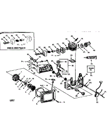 Engine parts for Poulan Chainsaw 3350 from AppliancePartsPros.com