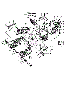 Handle parts for Poulan Chainsaw 3800 from AppliancePartsPros.com