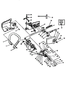 Handlebar parts for Poulan Chainsaw 3800 from AppliancePartsPros.com