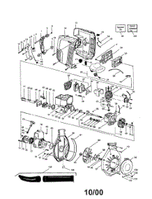 Gas Blower Assembly parts for Poulan Leaf Blower 452 from AppliancePartsPros.com