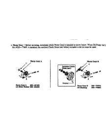 Worm Gear Assembly parts for Poulan Chainsaw 475 from AppliancePartsPros.com
