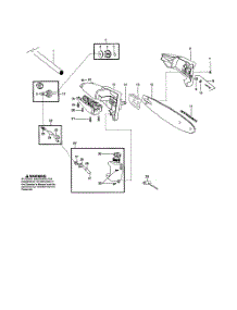Oil Tank  /  Bar  /  Gear Kit parts for Poulan Pruner 810EPT from AppliancePartsPros.com