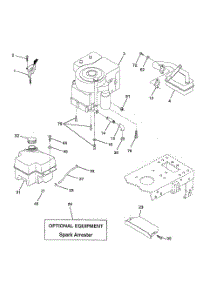 Engine parts for Poulan Riding Mower Tractor 917279710 from AppliancePartsPros.com