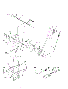 Mower Lift parts for Poulan Riding Mower Tractor 917279710 from AppliancePartsPros.com
