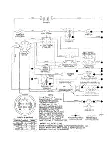 Schematic parts for Poulan Riding Mower Tractor 917279720 from AppliancePartsPros.com