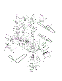 Mower Deck parts for Poulan Riding Mower Tractor 917279760 from AppliancePartsPros.com