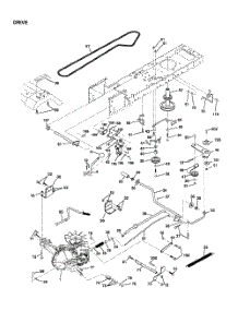 Drive parts for Poulan Riding Mower Tractor 917279820 from AppliancePartsPros.com