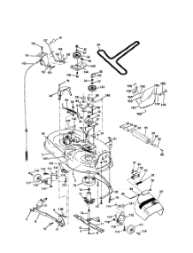 Mower Deck parts for Poulan Riding Mower Tractor 917279850 from AppliancePartsPros.com