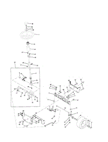 Steering Assembly parts for Poulan Riding Mower Tractor 917279860 from AppliancePartsPros.com