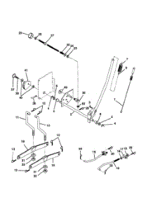 Mower Lift parts for Poulan Riding Mower Tractor 917279860 from AppliancePartsPros.com