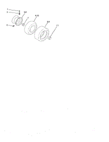 Wheels And Tires parts for Poulan Riding Mower Tractor 917279870 from AppliancePartsPros.com