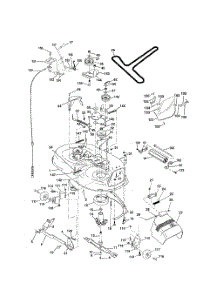 Mower Deck parts for Poulan Riding Mower Tractor 917279872 from AppliancePartsPros.com