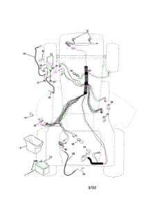 Electrical parts for Poulan Riding Mower Tractor 917279891 from AppliancePartsPros.com