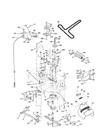 Mower Deck parts for Poulan Riding Mower Tractor 917279891 from AppliancePartsPros.com