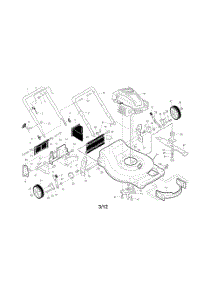 Engine  /  Housing  /  Handle parts for Poulan Walk Behind Lawn Mower 917376170 from AppliancePartsPros.com