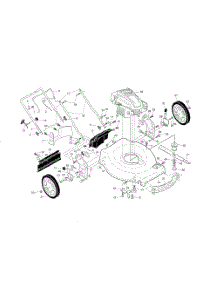 Handle  /  Engine  /  Housing parts for Poulan Walk Behind Lawn Mower 917447620 from AppliancePartsPros.com