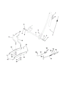 Mower Lift parts for Poulan Riding Mower Tractor 96012000301 from AppliancePartsPros.com