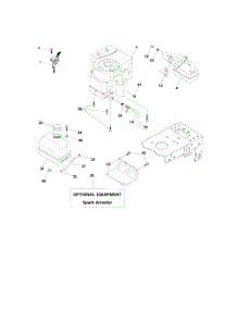 Engine parts for Poulan Riding Mower Tractor 96012000301 from AppliancePartsPros.com