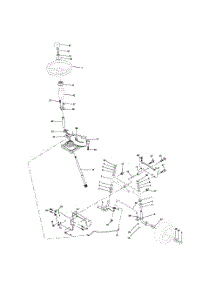 Steering Assembly parts for Poulan Riding Mower Tractor 96012000400 from AppliancePartsPros.com