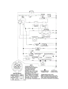 Schematic-Tractor parts for Poulan Riding Mower Tractor 96012000401 from AppliancePartsPros.com