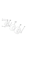 Wheels And Tires parts for Poulan Riding Mower Tractor 96012000402 from AppliancePartsPros.com