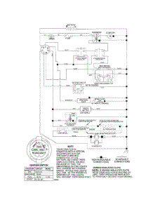 Schematic-Tractor parts for Poulan Riding Mower Tractor 96012000402 from AppliancePartsPros.com