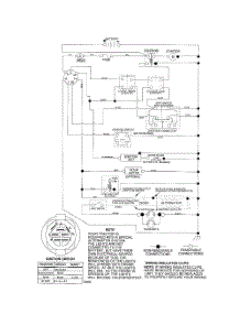 Schematic-Tractor parts for Poulan Riding Mower Tractor 96012000403 from AppliancePartsPros.com