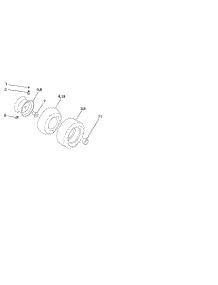 Wheel And Tires parts for Poulan Riding Mower Tractor 96012001102 from AppliancePartsPros.com