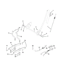 Mower Lift parts for Poulan Riding Mower Tractor 96012001500 from AppliancePartsPros.com