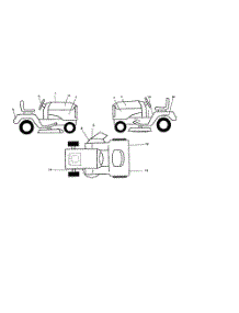 Decals parts for Poulan Riding Mower Tractor 96012001602 from AppliancePartsPros.com