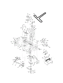 Mower Deck parts for Poulan Riding Mower Tractor 96012001700 from AppliancePartsPros.com