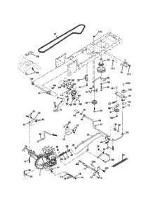 Drive parts for Poulan Riding Mower Tractor 96012001800 from AppliancePartsPros.com
