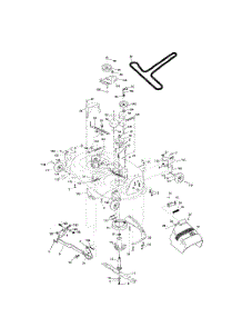 Mower Deck parts for Poulan Riding Mower Tractor 96012001800 from AppliancePartsPros.com
