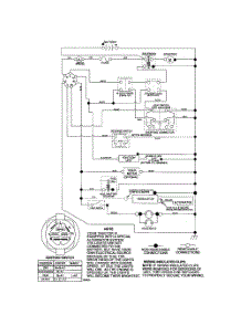 Schematic parts for Poulan Riding Mower Tractor 96012001800 from AppliancePartsPros.com