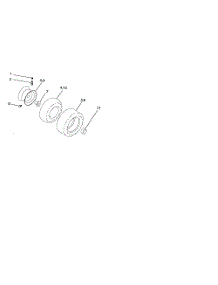 Wheels And Tires parts for Poulan Riding Mower Tractor 96012002001 from AppliancePartsPros.com