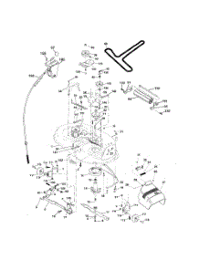 Mower Deck parts for Poulan Riding Mower Tractor 96012002702 from AppliancePartsPros.com