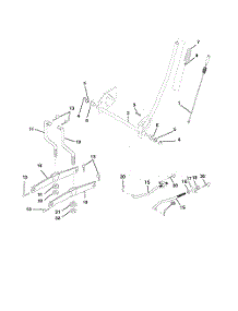 Mower Lift parts for Poulan Riding Mower Tractor 96012002803 from AppliancePartsPros.com