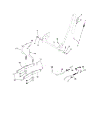 Mower Lift parts for Poulan Riding Mower Tractor 96012002900 from AppliancePartsPros.com