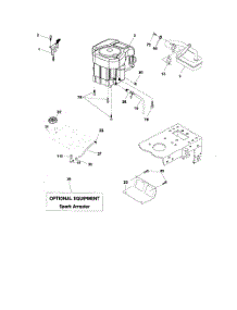 Engine parts for Poulan Riding Mower Tractor 96012003000 from AppliancePartsPros.com