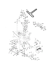 Mower Deck parts for Poulan Riding Mower Tractor 96012003001 from AppliancePartsPros.com