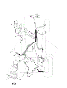Electrical parts for Poulan Riding Mower Tractor 96012003201 from AppliancePartsPros.com