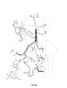 Electrical parts for Poulan Riding Mower Tractor 96012003401 from AppliancePartsPros.com