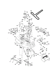 Mower Deck parts for Poulan Riding Mower Tractor 96012003601 from AppliancePartsPros.com