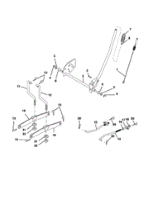 Mower Lift parts for Poulan Riding Mower Tractor 96012003800 from AppliancePartsPros.com