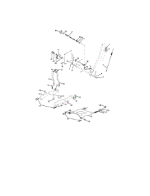 Mower Lift parts for Poulan Riding Mower Tractor 96012004100 from AppliancePartsPros.com