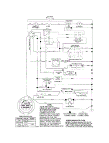 Schematic-Tractor parts for Poulan Riding Mower Tractor 96012004100 from AppliancePartsPros.com
