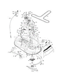 Mower Deck parts for Poulan Riding Mower Tractor 96012004300 from AppliancePartsPros.com