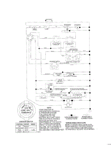 Schematic-Tractor parts for Poulan Riding Mower Tractor 96012004300 from AppliancePartsPros.com